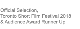 APERTURE Official Selection, Toronto Short Film Festival 2018 & Audience Award Runner Up